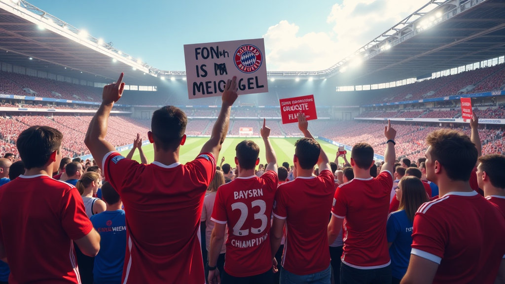 protestieren champions league spiel